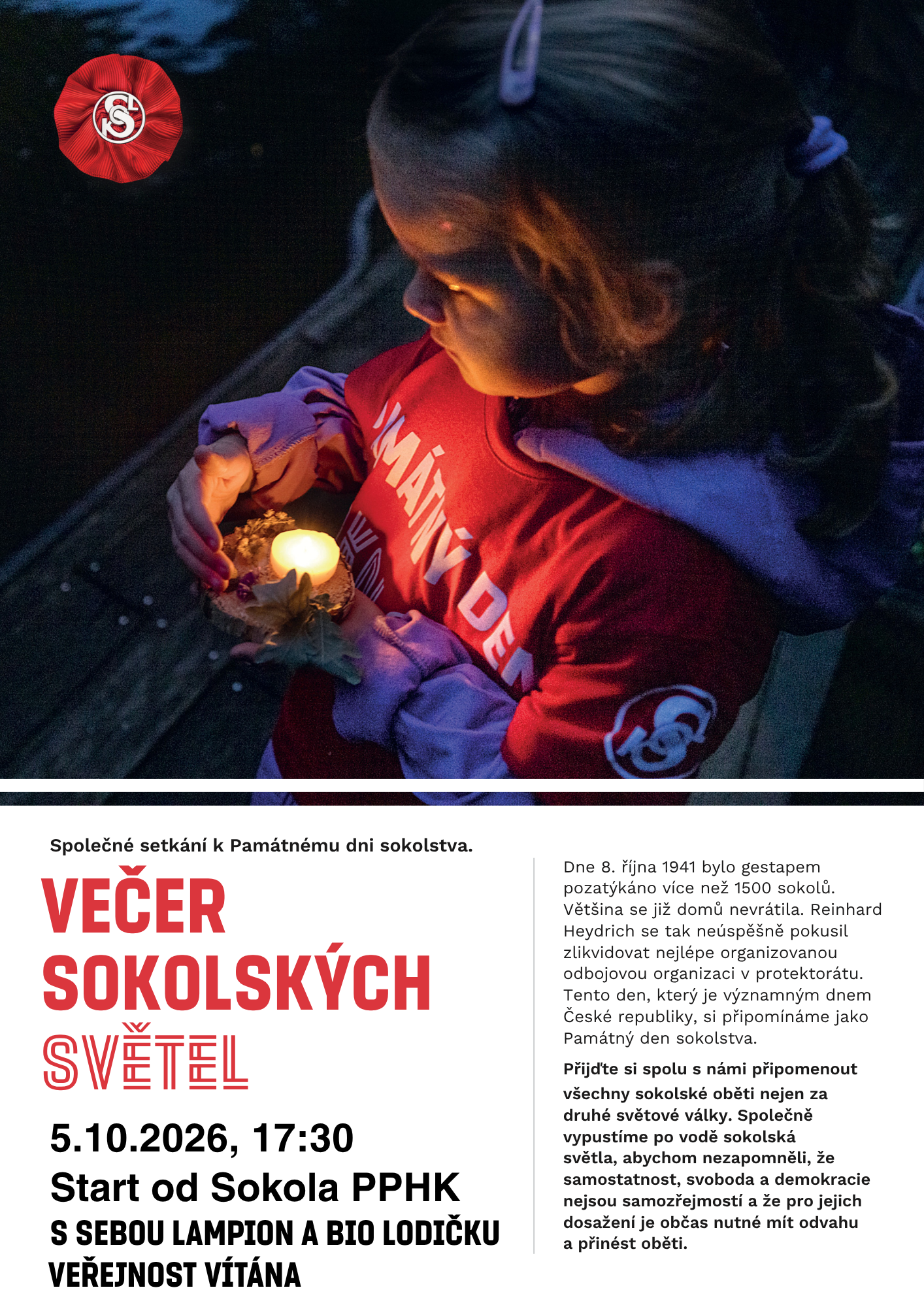 Večer sokolských světel 2026